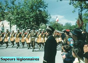 JOUR DE FETE LES SAPEURS LEGIONNAIRES